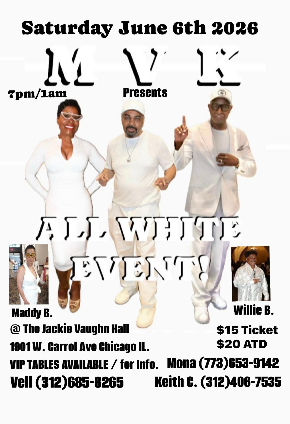 ALL WHITE EVENT!
